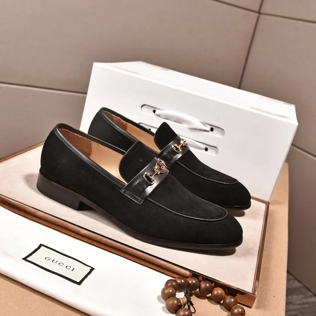 Men's shoes💰540📛📛Original (water-dyed cowhide) Gucci GUCCI official website formal shoes🌀 Italian🇮🇹imported cowhide➕top imported water-dyed cowhide lining💋Finely handmade original bottom, the real thing looks better when photographed in person Standard size 38-44